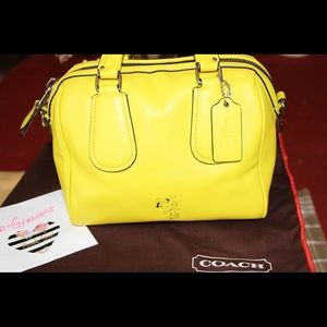 SOLD-COACH X PEANUTS - GUC not MINI SURREY SATCHEL